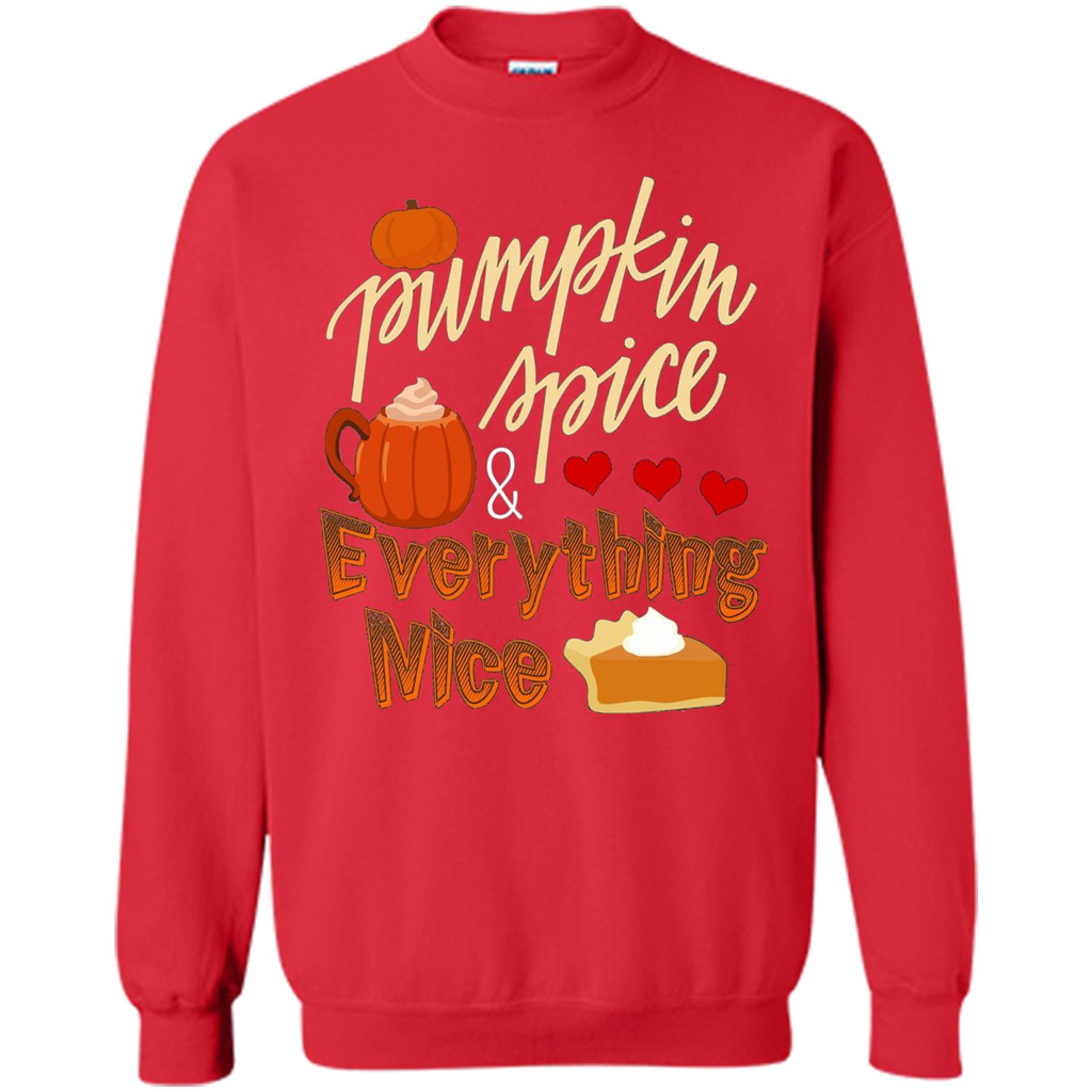 Pumpkin Spice Everything Nice T-shirt Red