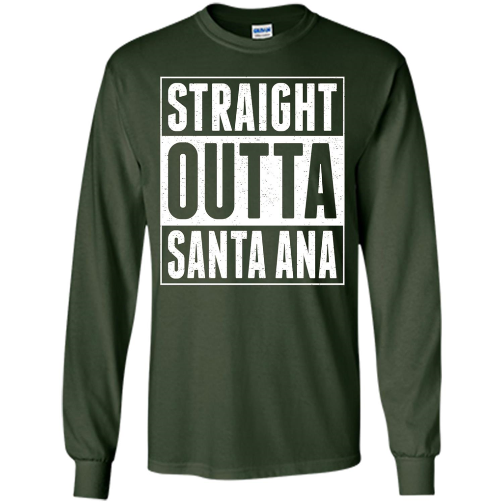Straight Outta Santa Ana T-shirt Forest Green