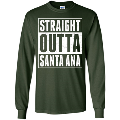 Straight Outta Santa Ana T-shirt Forest Green
