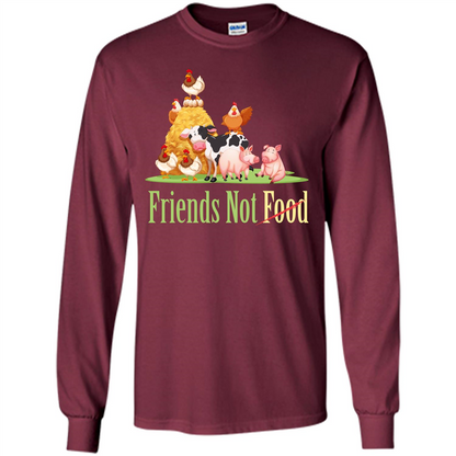 Animal T-shirt Friends Not Food T-shirt