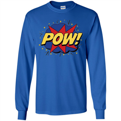 POW Comic Book Bubble T-shirt Royal