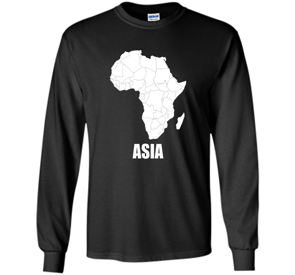 Africa Asia Funny T-shirts - Humor TT-shirt Black