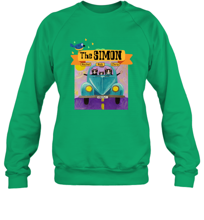 The Simon Family ( Customized Name ) Sweatshirt Sweatshirt Irish Green