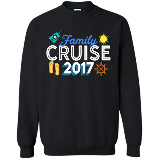 Family T-shirt Family Cruise 2017 Black