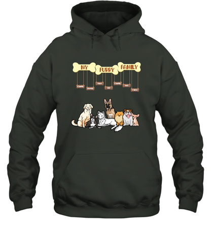 My Furry Family Hoodie Hoodie Forest