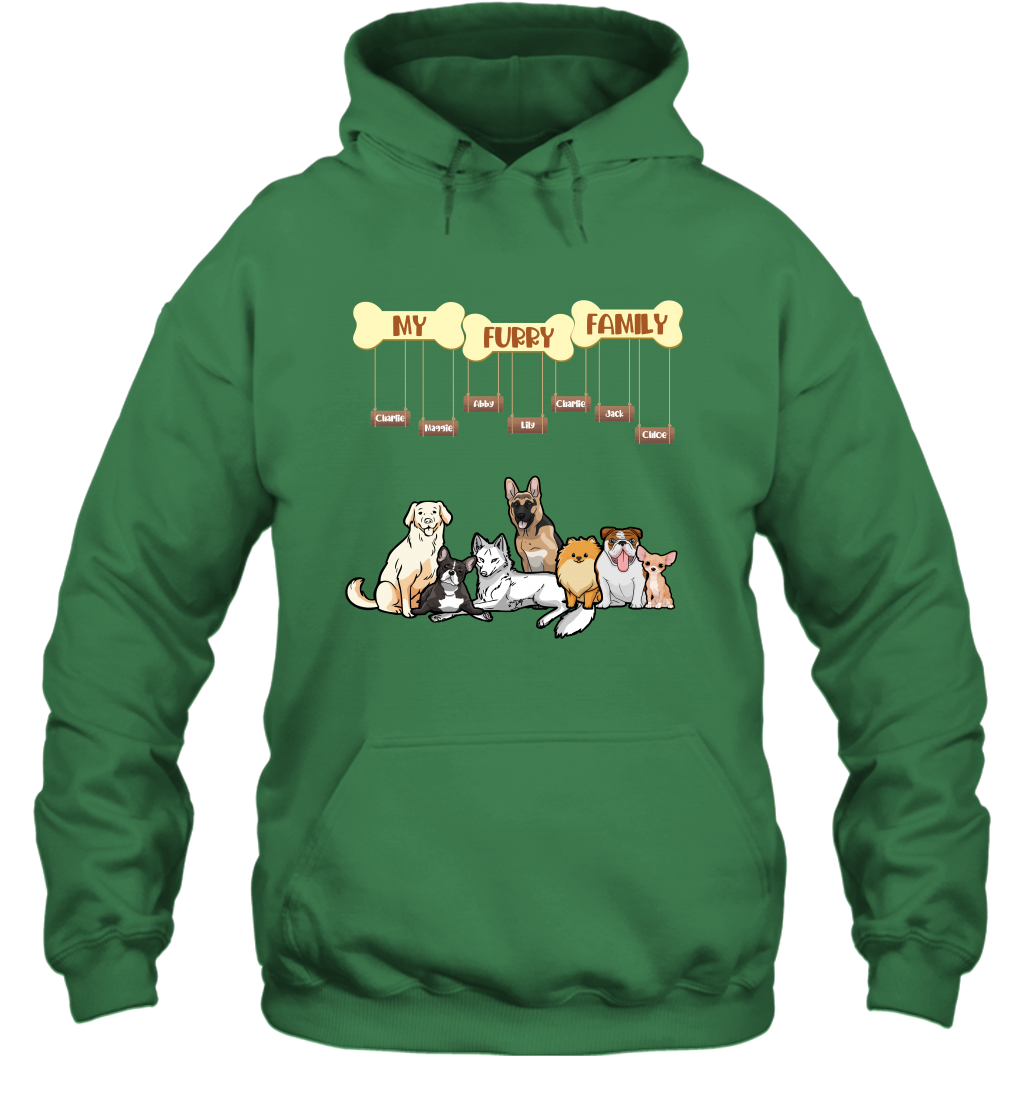 My Furry Family Hoodie Hoodie Irish