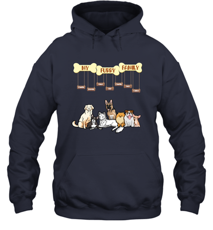 My Furry Family Hoodie Hoodie Navy