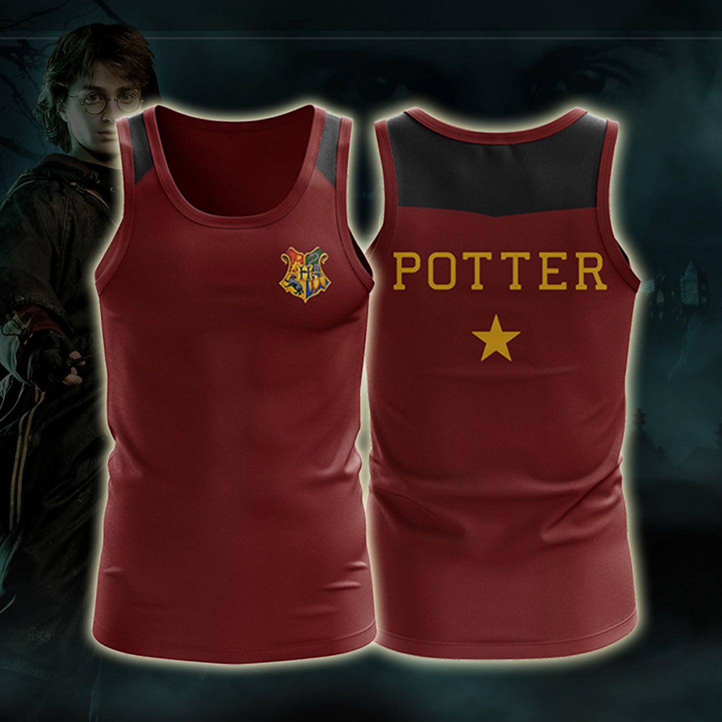 Harry Potter Triwizard Tournament (Potter) 3D Tank Top