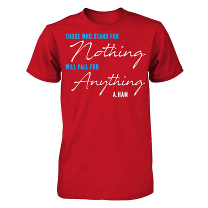 Alexander Hamilton Quotes T-shirt Gildan - Short Sleeve Tee Red