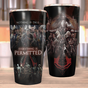 Nothing is True - Everything is Permitted Assassin's Creed Tumbler 30oz (Curve)  