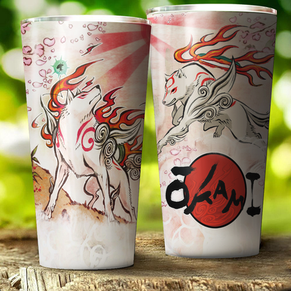 Okami Video Game Insulated Stainless Steel Tumbler 20oz / 30oz 30oz