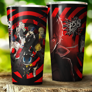 Persona 5 Strikers Video Game Insulated Stainless Steel Tumbler 20oz / 30oz 30oz  