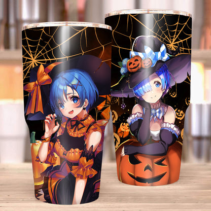 Rem Re:Zero Halloween Tumbler 30oz (Curve)
