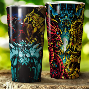 Yu-Gi-Oh! Yellow Dragon Winged, Red Dragon Archfiend, Blue-eyes Tumbler   