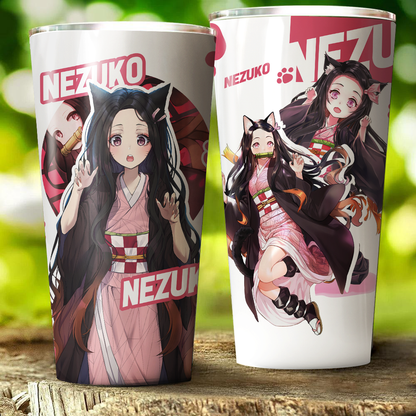 Nezuko Demon Slayer Tumbler 30oz (Straight)