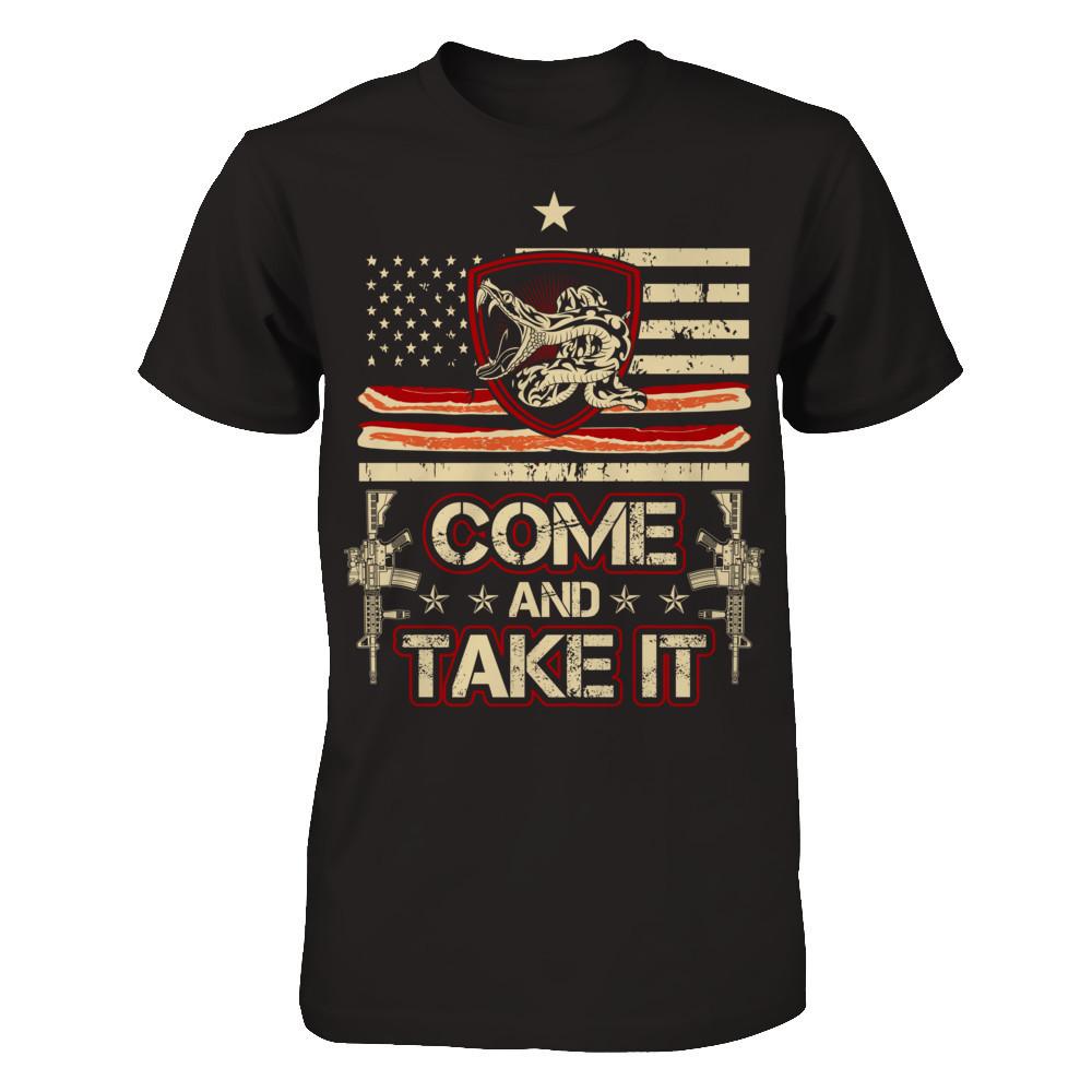 Come And Take It T-shirt Next Level - Unisex Fitted Tee Black