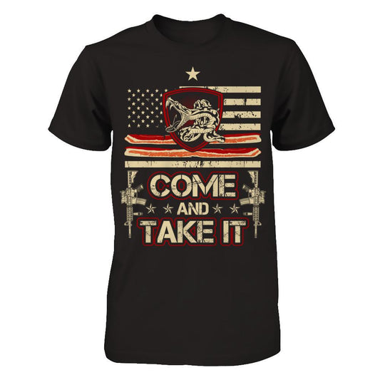 Come And Take It T-shirt Next Level - Unisex Fitted Tee Black