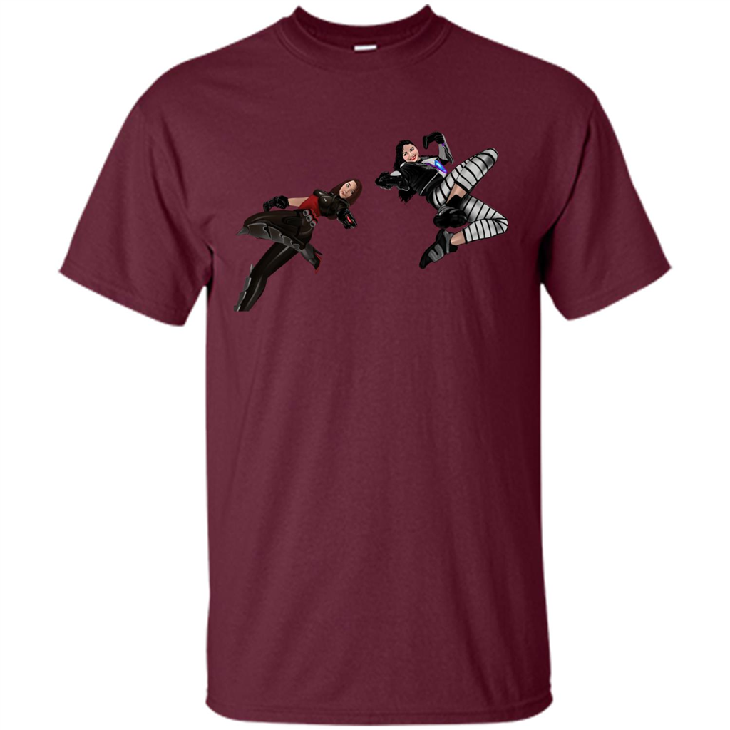 Gamer T-Shirt Ana Overwatch Maroon