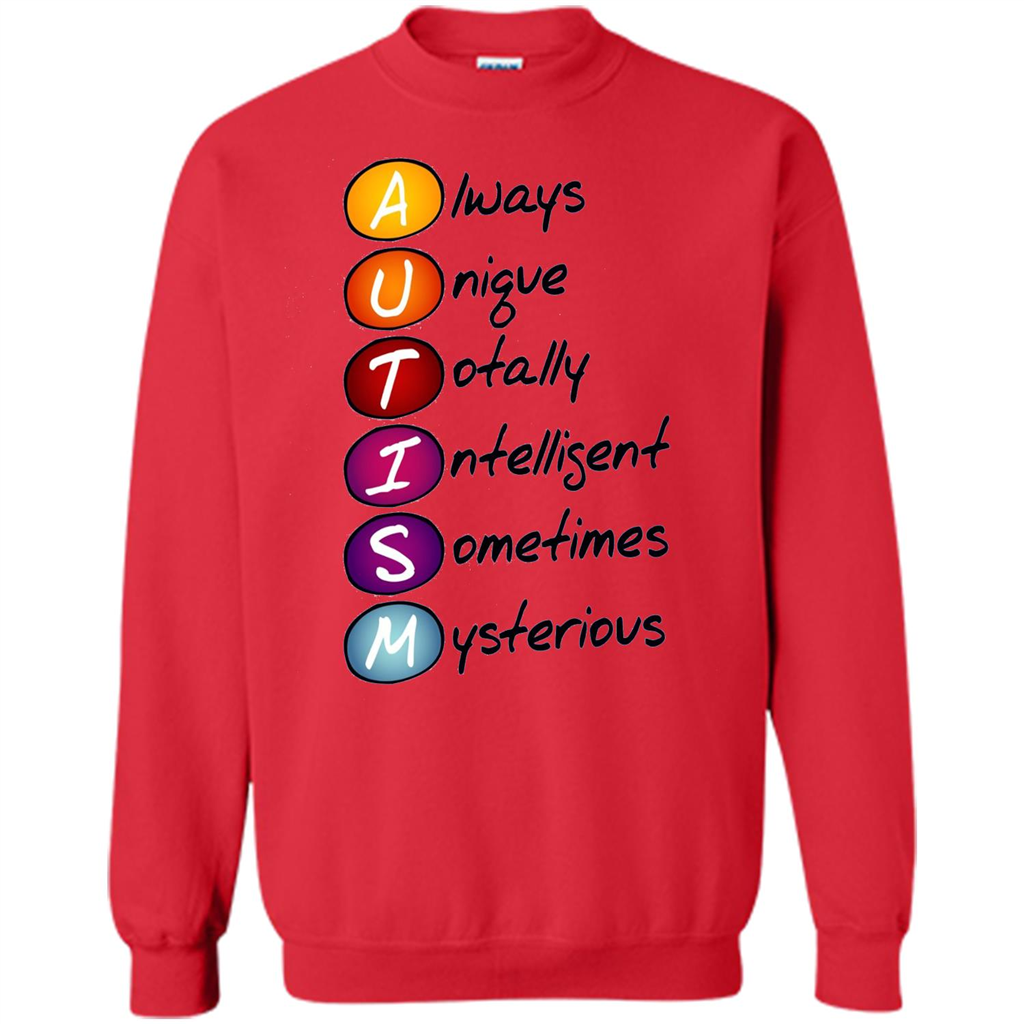 Autism Awareness Definition T-shirt Red
