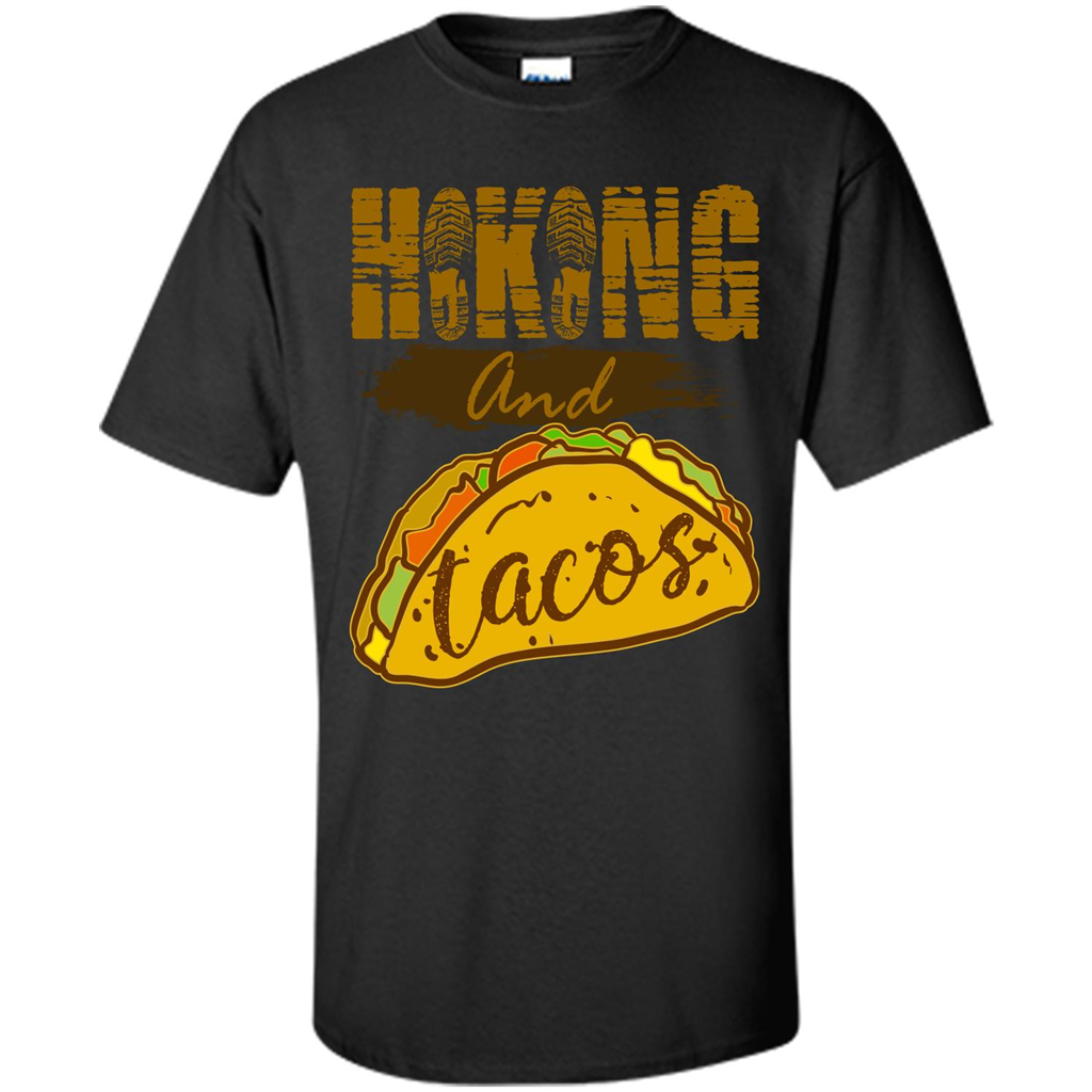 Hiking And Tacos T-shirt Black