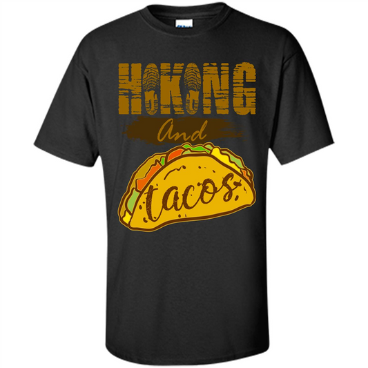 Hiking And Tacos T-shirt Black