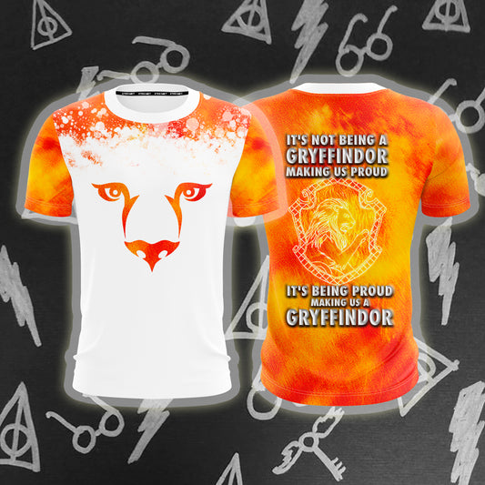It's Being Proud Making Us A Gryffindor Harry Potter 3D T-shirt T-shirt