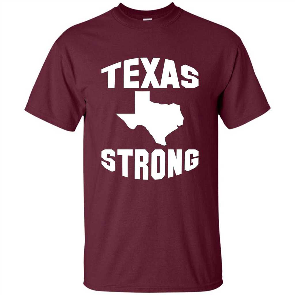 Texas Strong T-shirt Maroon
