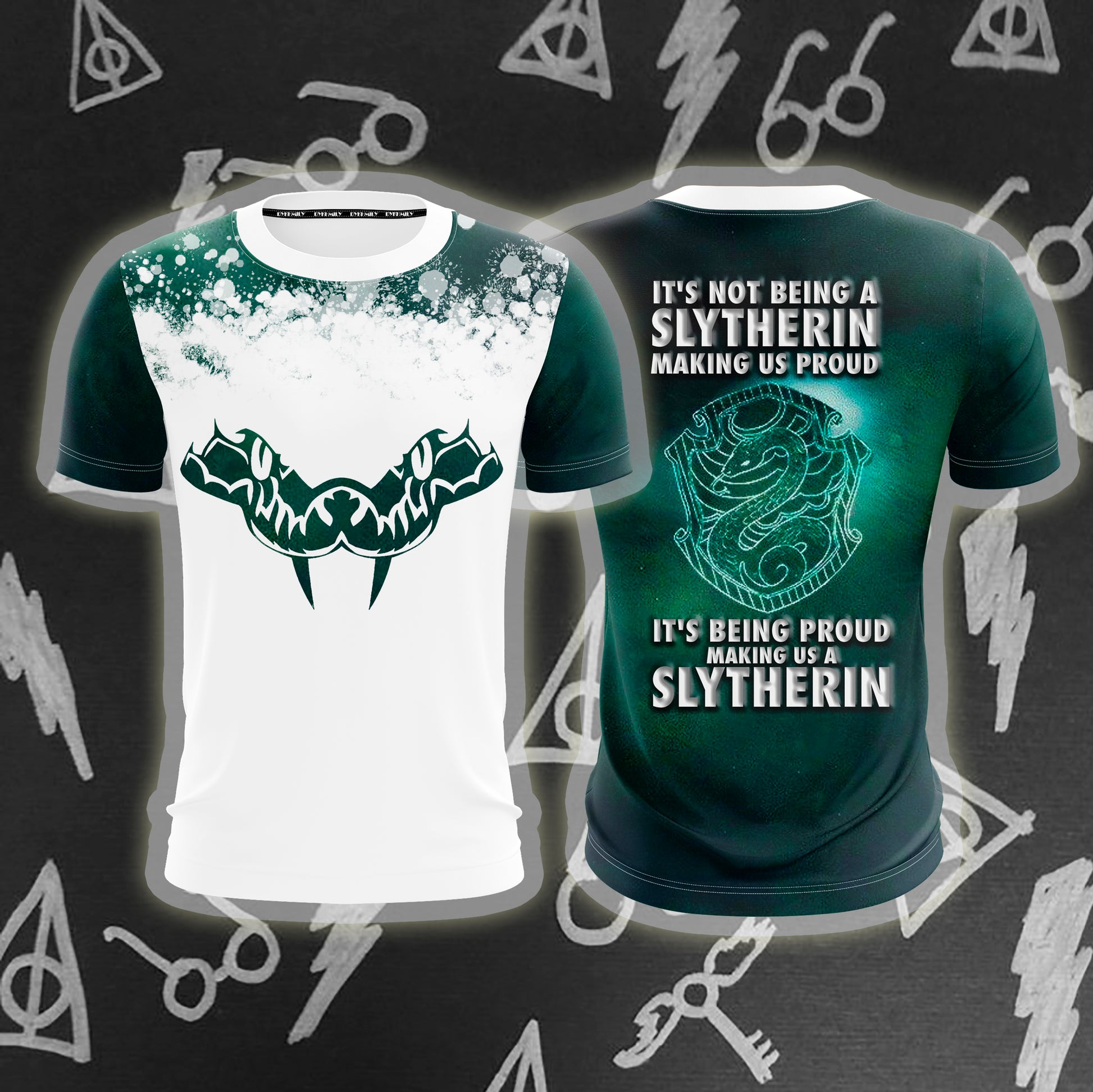 It's Being Proud Making Us A Slytherin Harry Potter 3D T-shirt T-shirt