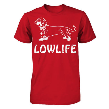 Love Dachshund - Lowlife Gildan - Short Sleeve Tee Red