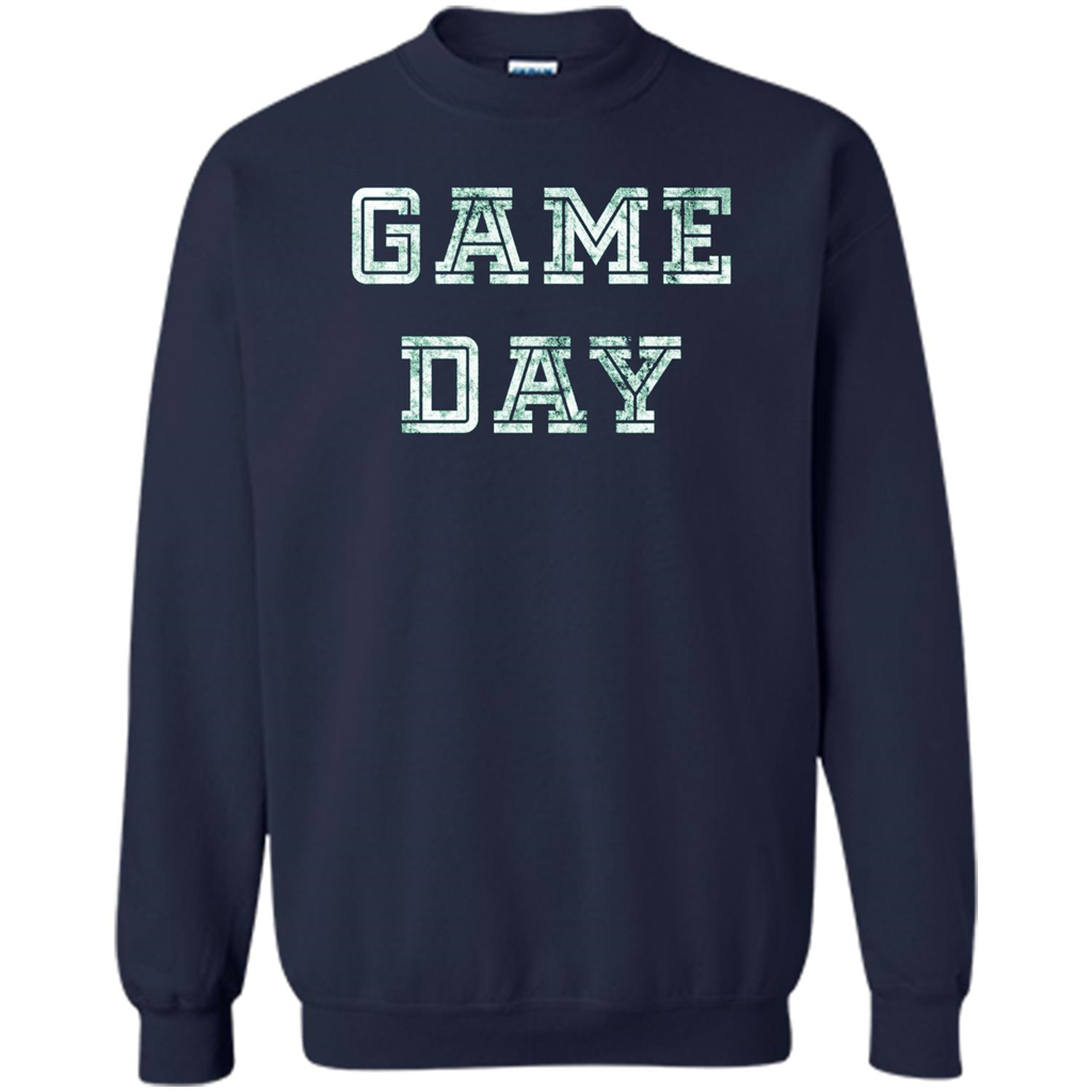 Game Day Football T-Shirt For Football Fans Navy