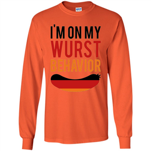 Wurst Behavior Oktoberfest T-shirt Funny German T-shirt