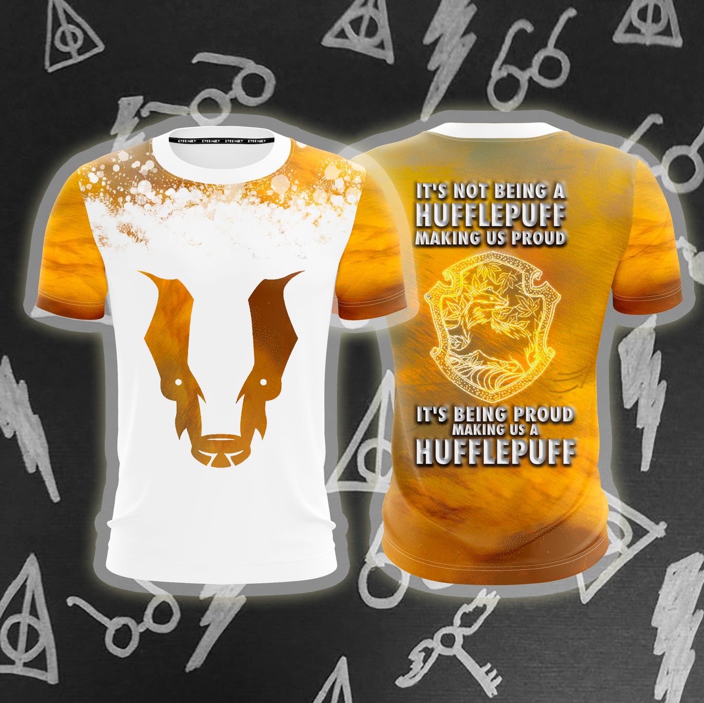 It's Being Proud Making Us A Hufflepuff Harry Potter 3D T-shirt T-shirt