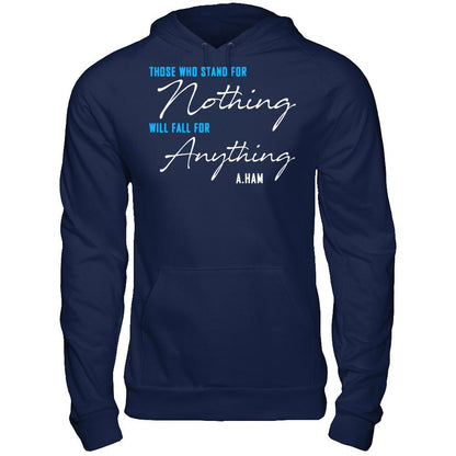 Alexander Hamilton Quotes T-shirt Gildan - Pullover Hoodie Navy