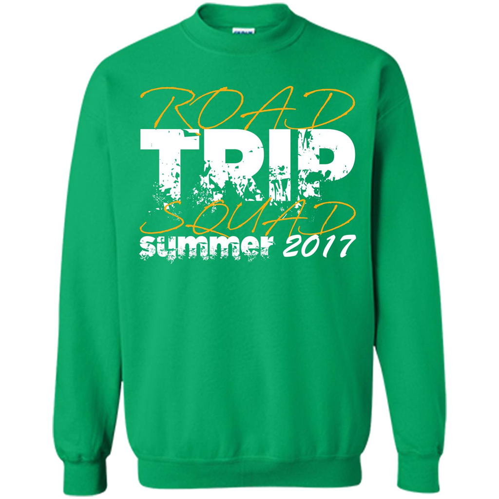 Summer T-shirt Road Trip Squad Summer 2017 Irish Green