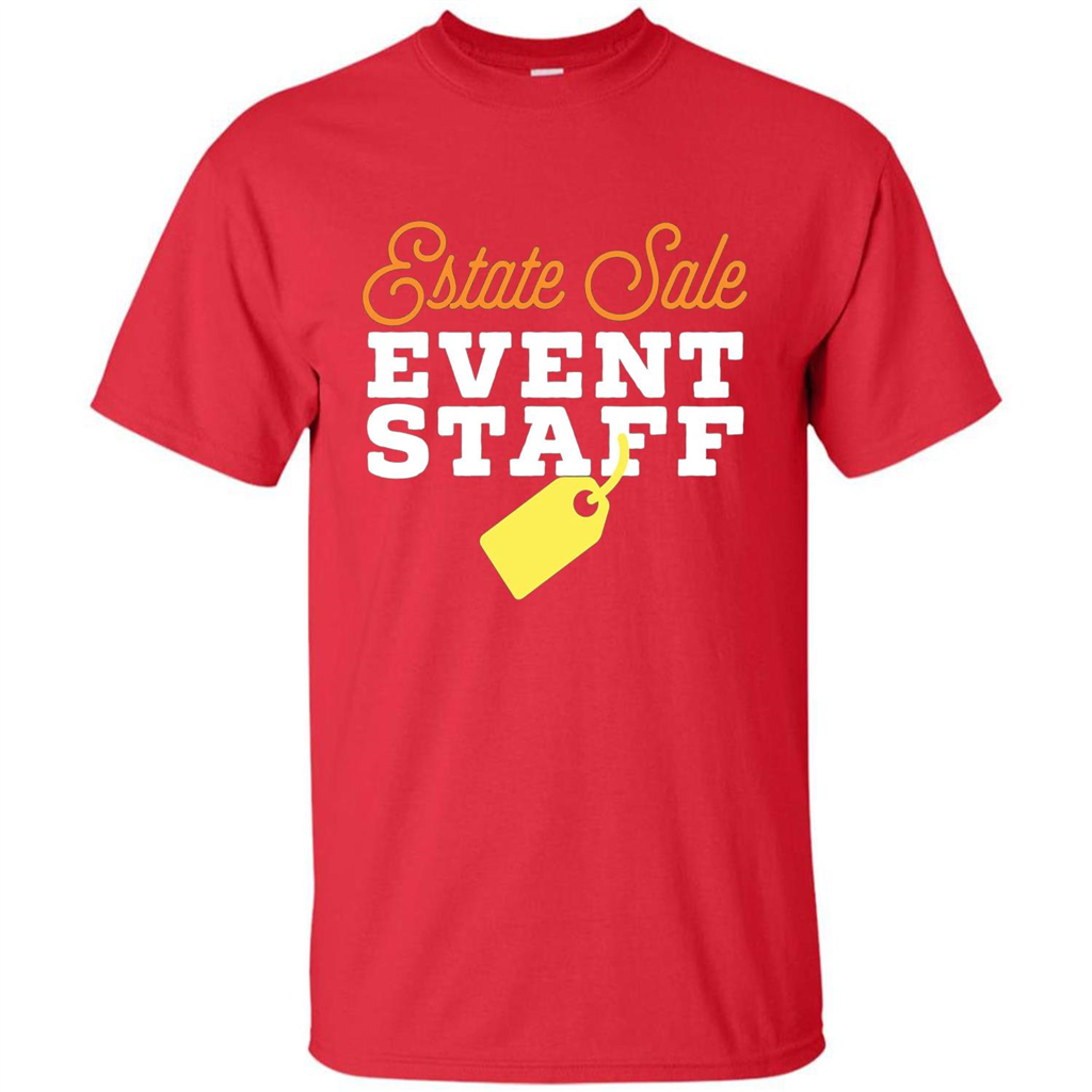 Estate Sale Event Staff T-shirt Red