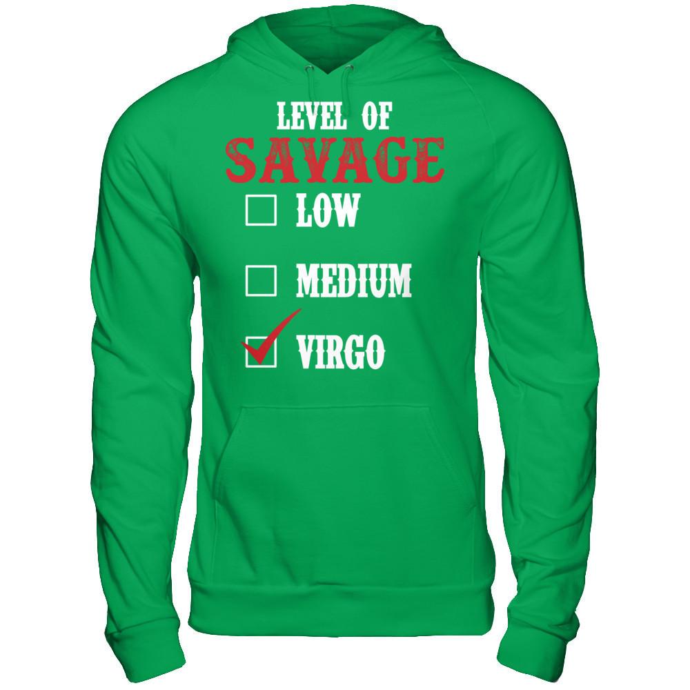 Vigro - Level Of Savage Gildan - Pullover Hoodie Irish Green