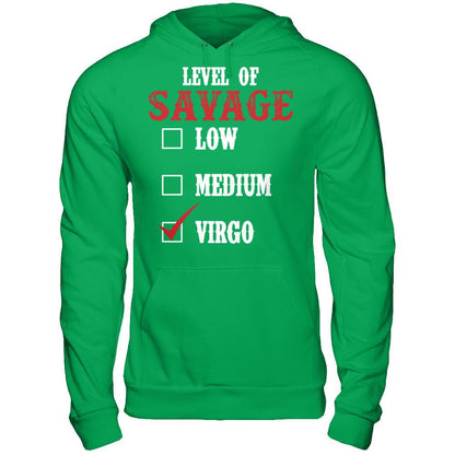Vigro - Level Of Savage Gildan - Pullover Hoodie Irish Green