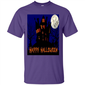 Happy Halloween T-shirt Haunted House