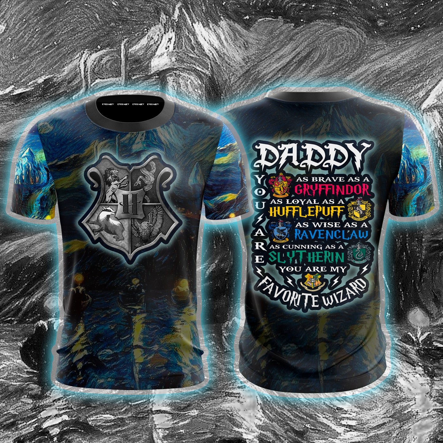 Daddy - You Are My Favorite Wizard Harry Potter Unisex 3D T-shirt T-shirt