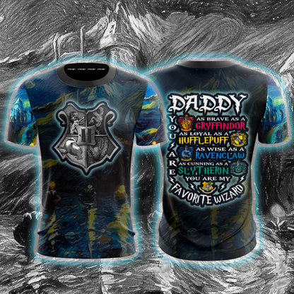 Daddy - You Are My Favorite Wizard Harry Potter Unisex 3D T-shirt T-shirt