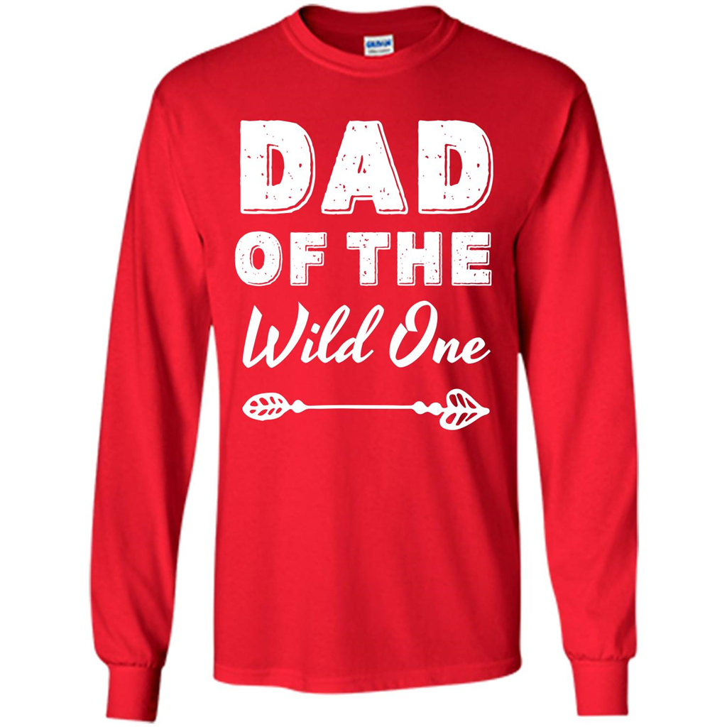 Dad Of The Wild One T-shirt Red