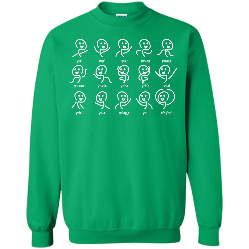 Math Lover T-shirt Algebra Dance Funny Graph Figures Math Equation Irish Green