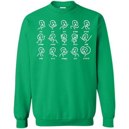 Math Lover T-shirt Algebra Dance Funny Graph Figures Math Equation Irish Green