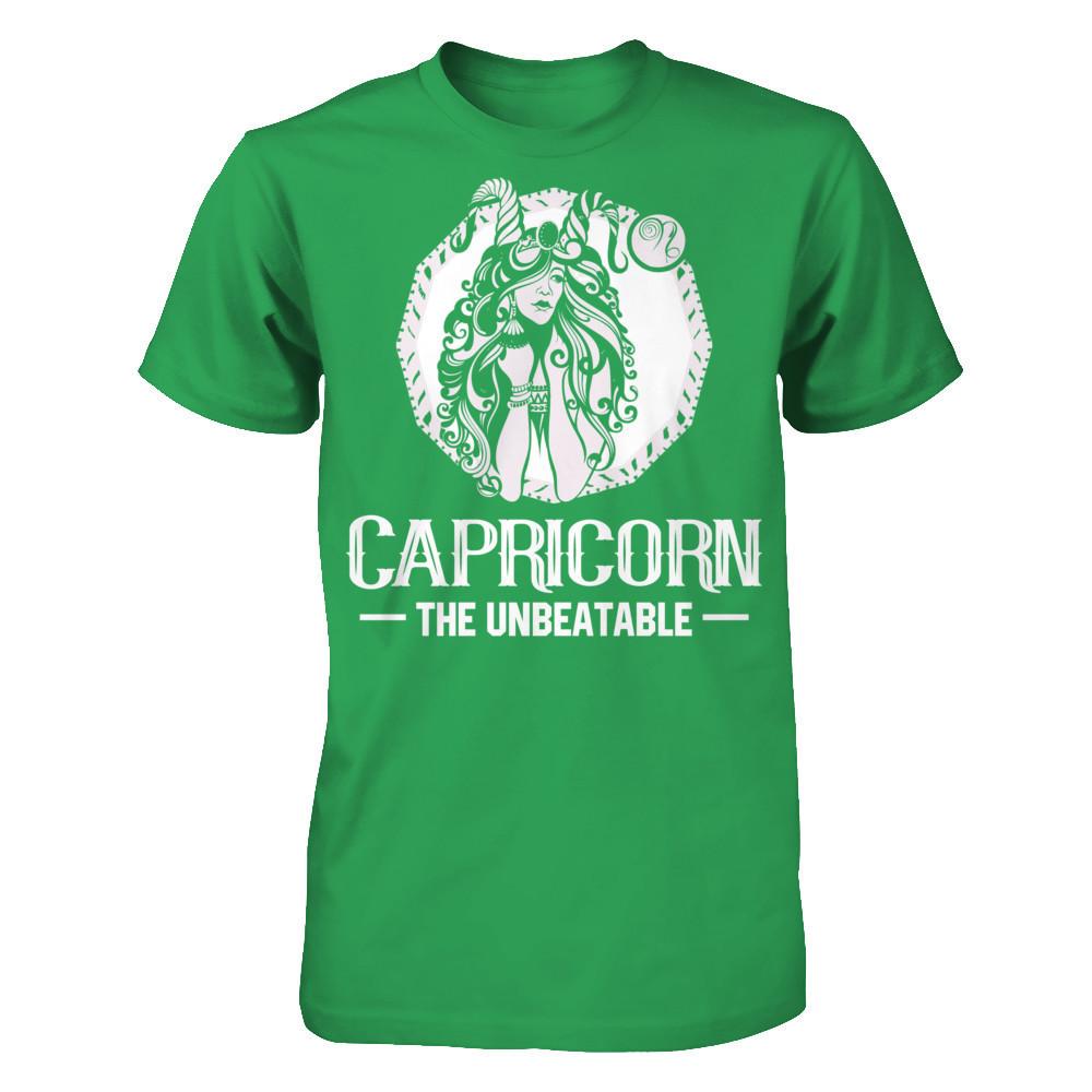 Capricorn The Unbeatable T-shirt Next Level - Unisex Fitted Tee Kelly Green