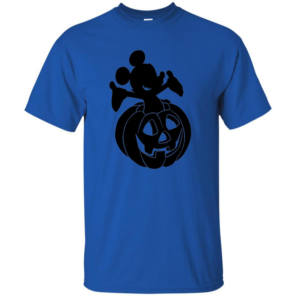 Mickey Mouse Halloween Pumpkin T-shirt Royal