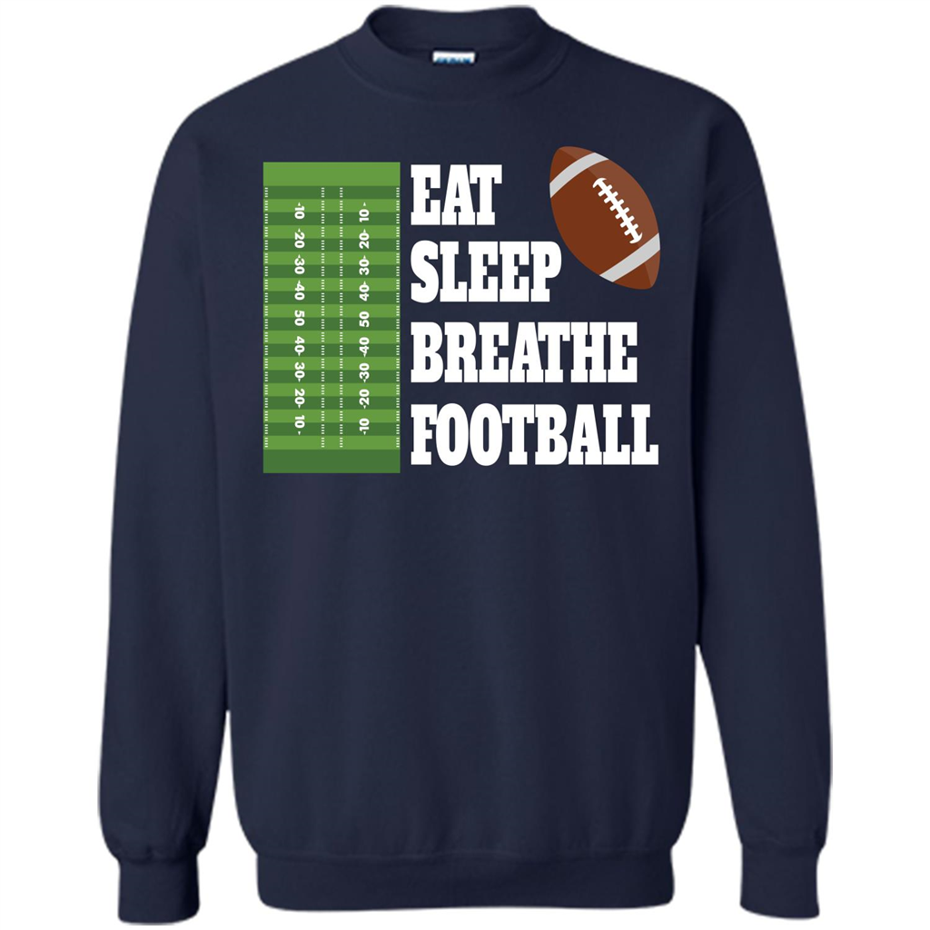 Eat Sleep Breathe Football T-shirt Navy