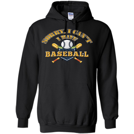 Basketball T-shirt Sorry, I Can't I Have Basketball Black