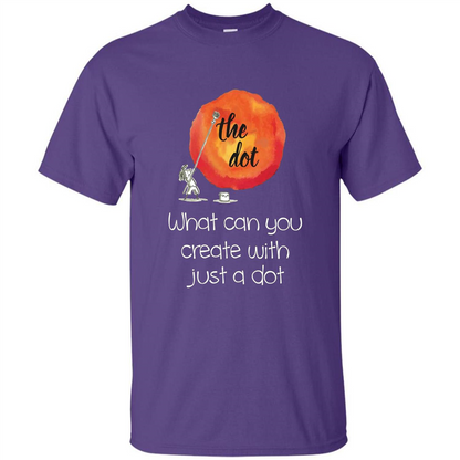 The Dot - What Can You Create With Just A Dot T-Shirt Purple