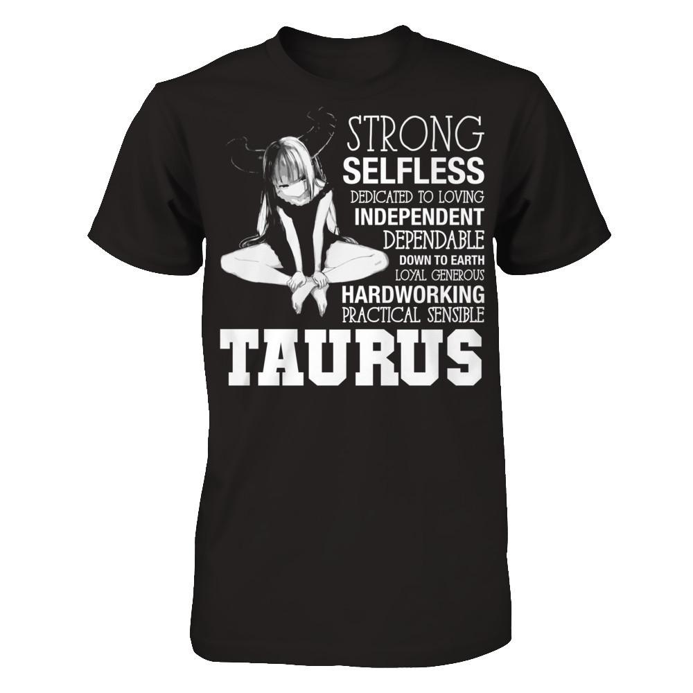 Taurus - Strong, Selfless, Dedicated To Loving, Independent T-shirt Next Level - Unisex Fitted Tee Black