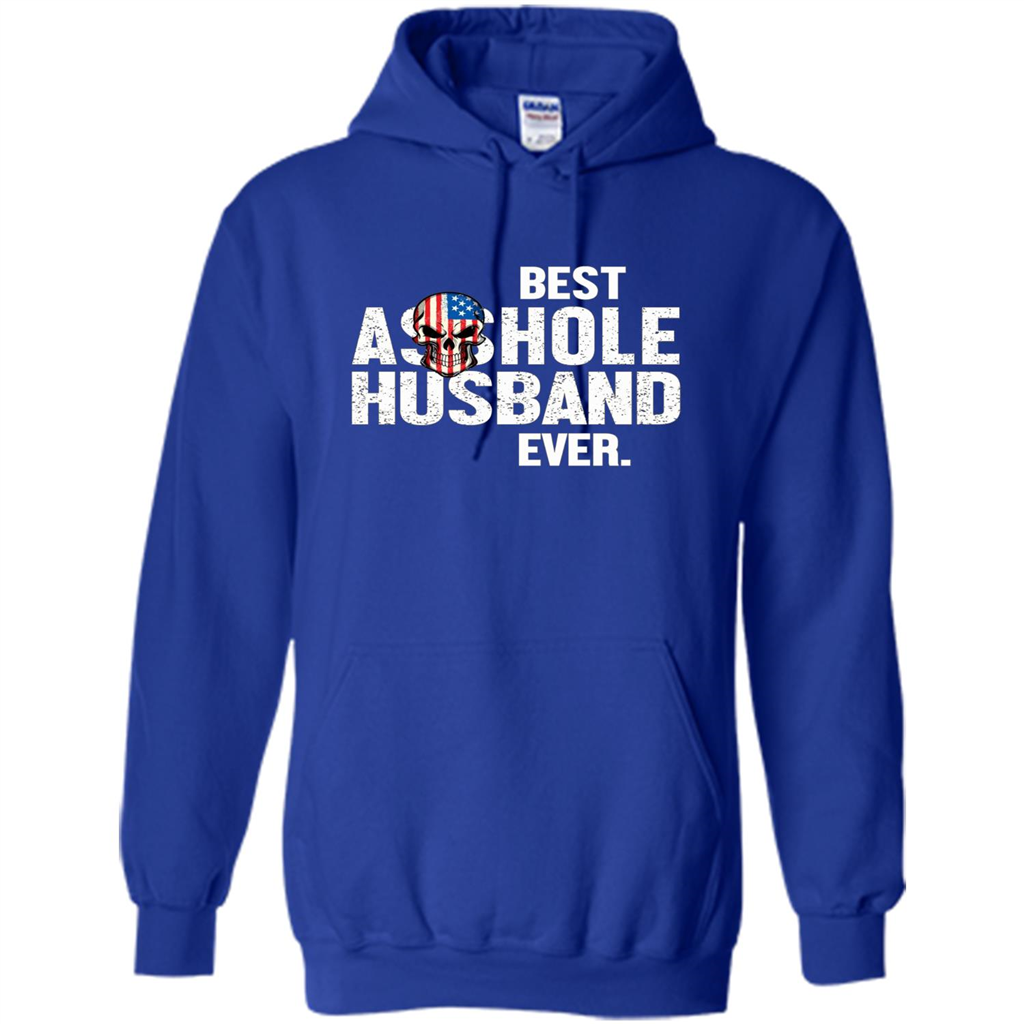 Best Asshole Husband Ever Funny T-shirt Royal